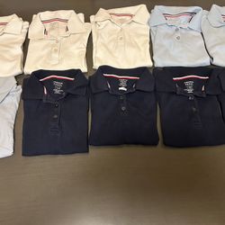 10 Blusas Escolares Niñas 10/12 