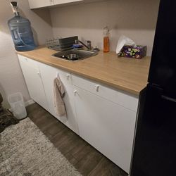 IKEA Knoxhult Cabinet N Countertop With 2 Drawers And 3 Cabinets