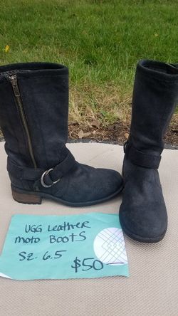 Ugg Silva Leather Moto Boots sz. 6.5