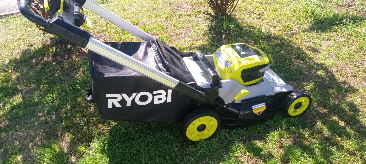Ryobi 40 Volt Self-propelled 21 Inch Lawn Mower