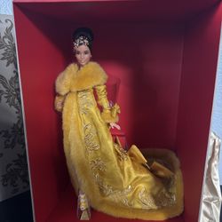 MATTEL Barbie Signature Guo Pei Doll Golden-Yellow Gown 