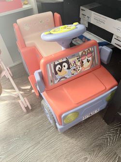 Bluey ride on truck 6v