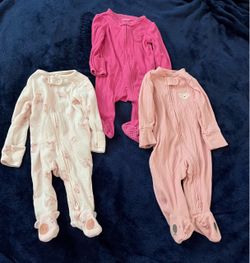 Carter's Baby Girl Footed Pajamas Set of 7