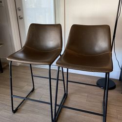 Leather Bar Stool