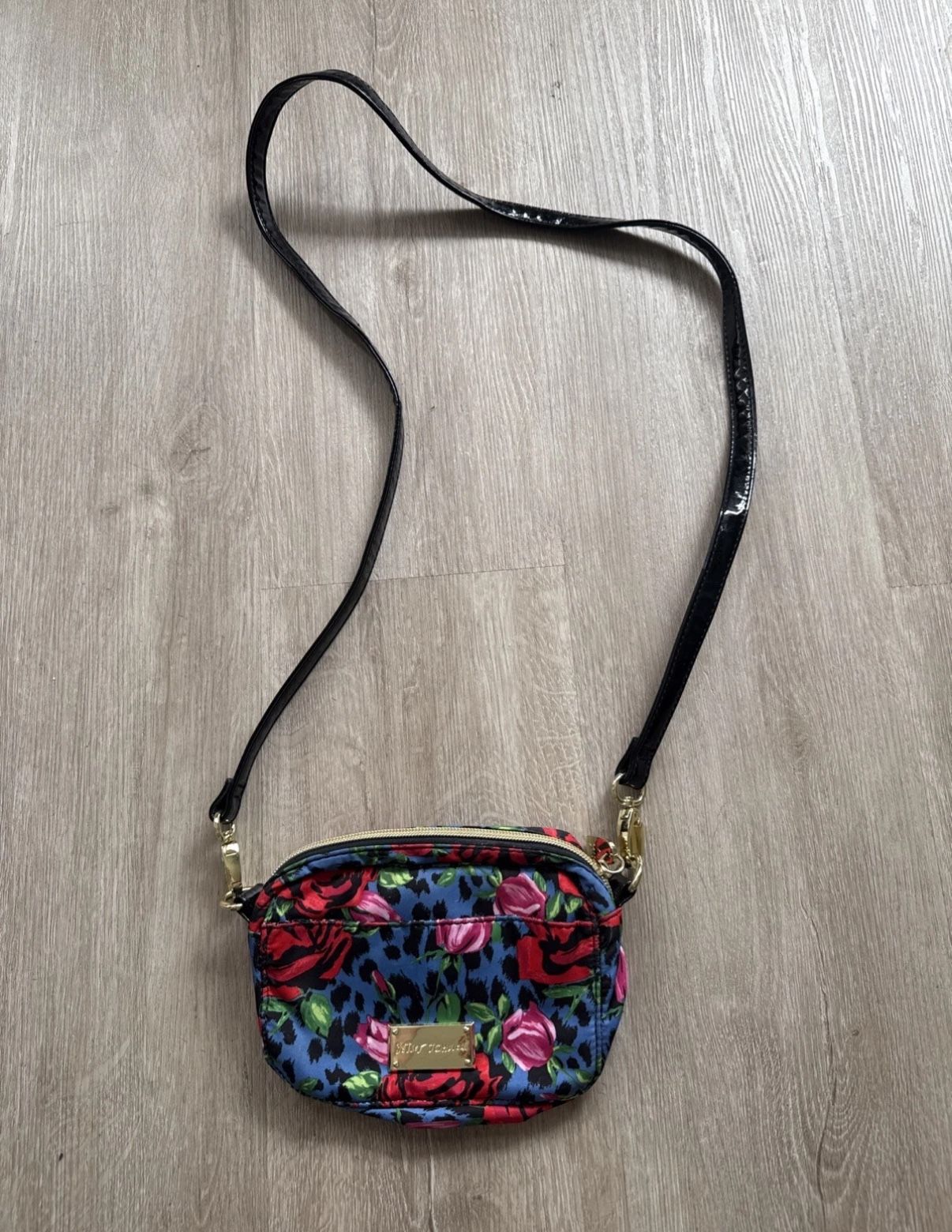 Betsey Johnson Floral Crossbody Bag