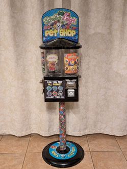 SqwishLand Pet Shop 4 Head Toy Capsule Vending Machine + Keys: 50c Mechanism
