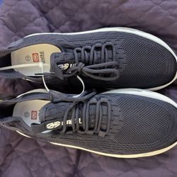 woman’s brand new heels and men’s athletic shoes