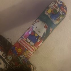 Girl Skateboard Hello Kitty