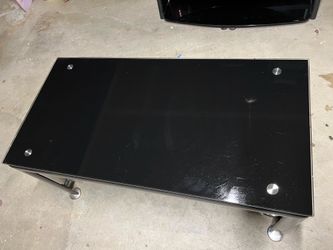 Black Glass Coffee Table