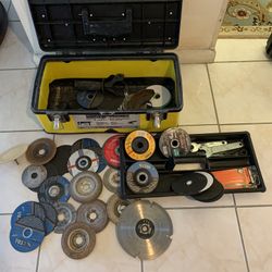 Cutting Wheels and Tool Box