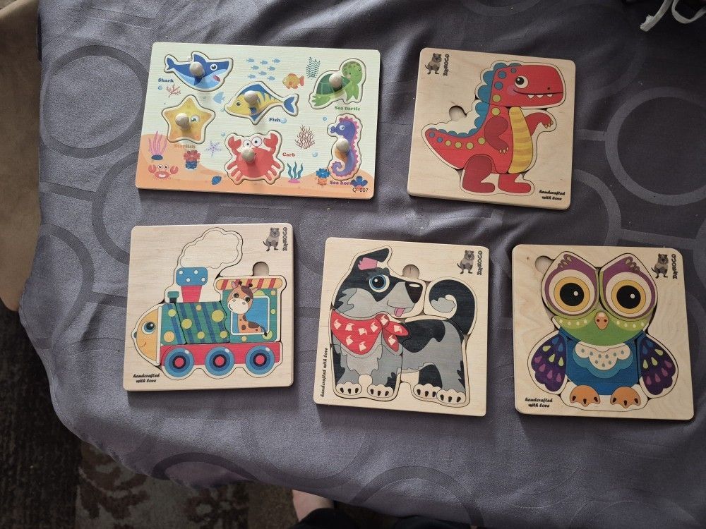 Toddler Puzzles $5 For All