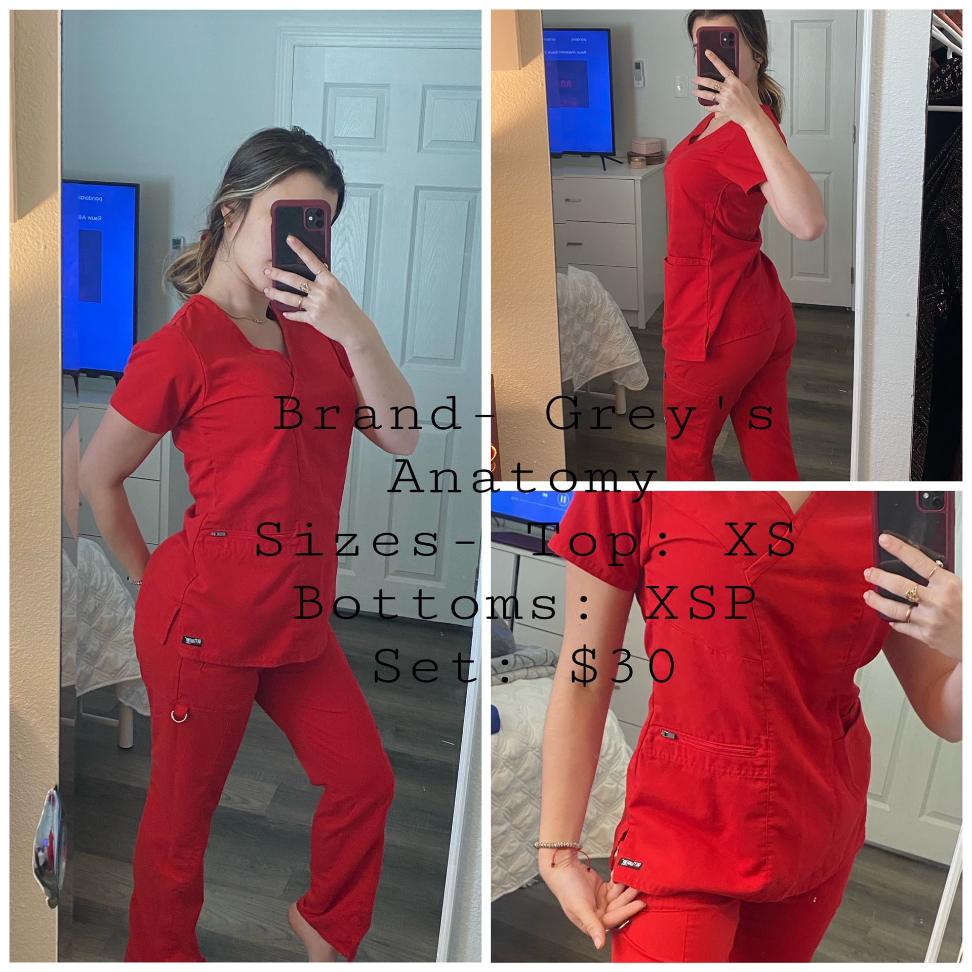 Greys Anatomy Scrub Set