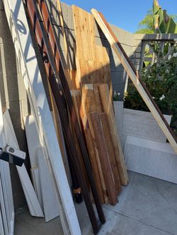 Free wood and hardi backer pieces