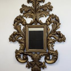 Huge gold ornate Mirror 