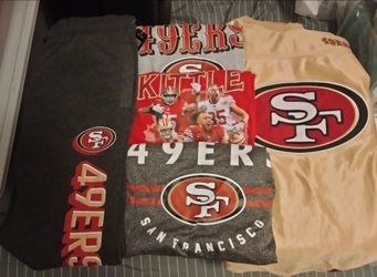 Brand new  Francisco 49ers bundle for a boy size 14/16 $40
