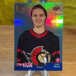 Josh Norris 2020-21 Upper Deck - Rookie Class SE Holo Silver Script SP