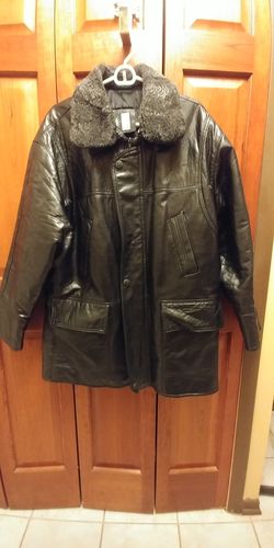 Men's Giorgio Armani leather jacket