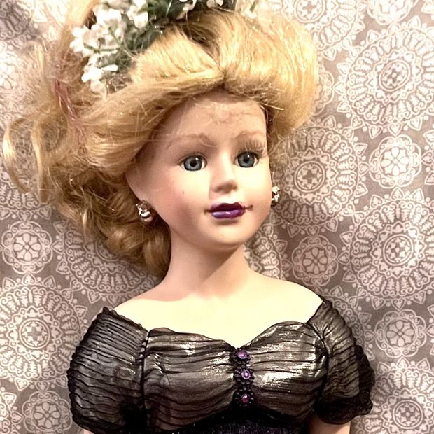 Butterfly Kisses Porcelain Dolls