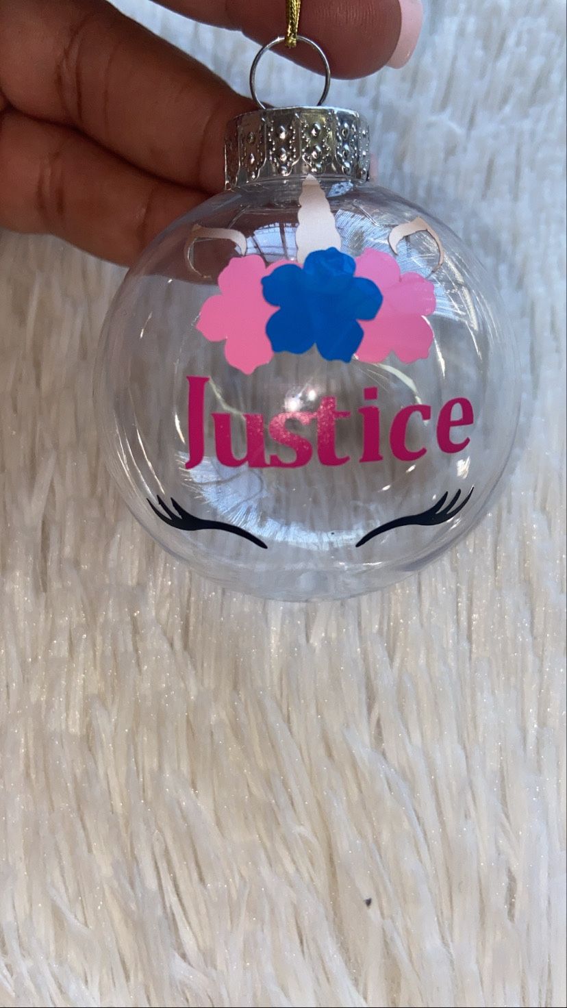 Unicorn Christmas Ornament