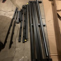 Queen Size Bed frame Black Metal Free
