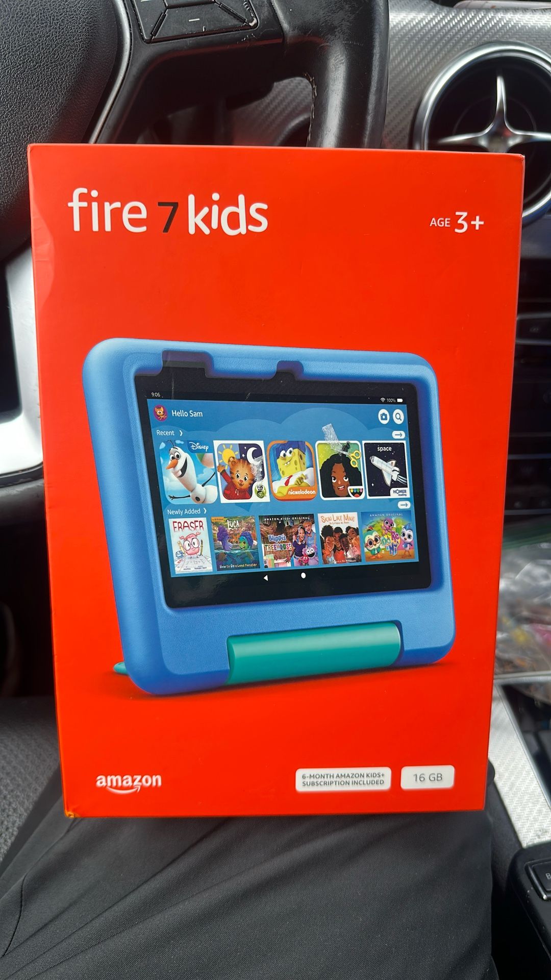 Amazon Fire 7 Kids tablet (newest model) ages 3-7.