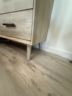Living Spaces Light Wash Dresser Tall