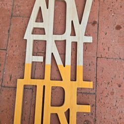 Adventure Wood Wall Decor