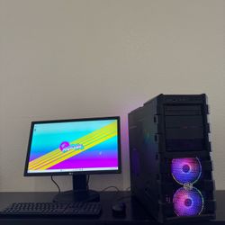 Custom Ryzen Gaming PC Computer (Ryzen 3 2200g, 16GB RAM, GTX 1070 Ti 8GB, 1TB SSD + 3TB HDD)