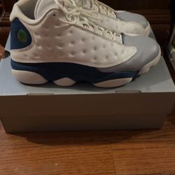 Size 10.5 - Jordan 13 retro 'French Blue' with box, used 
