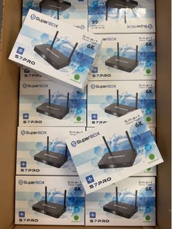 SUPERBOX S7 PRO S7 MAX S7 ULTRA VSEEBOX BLACKBOX SMART TV MEDIA PLAYER