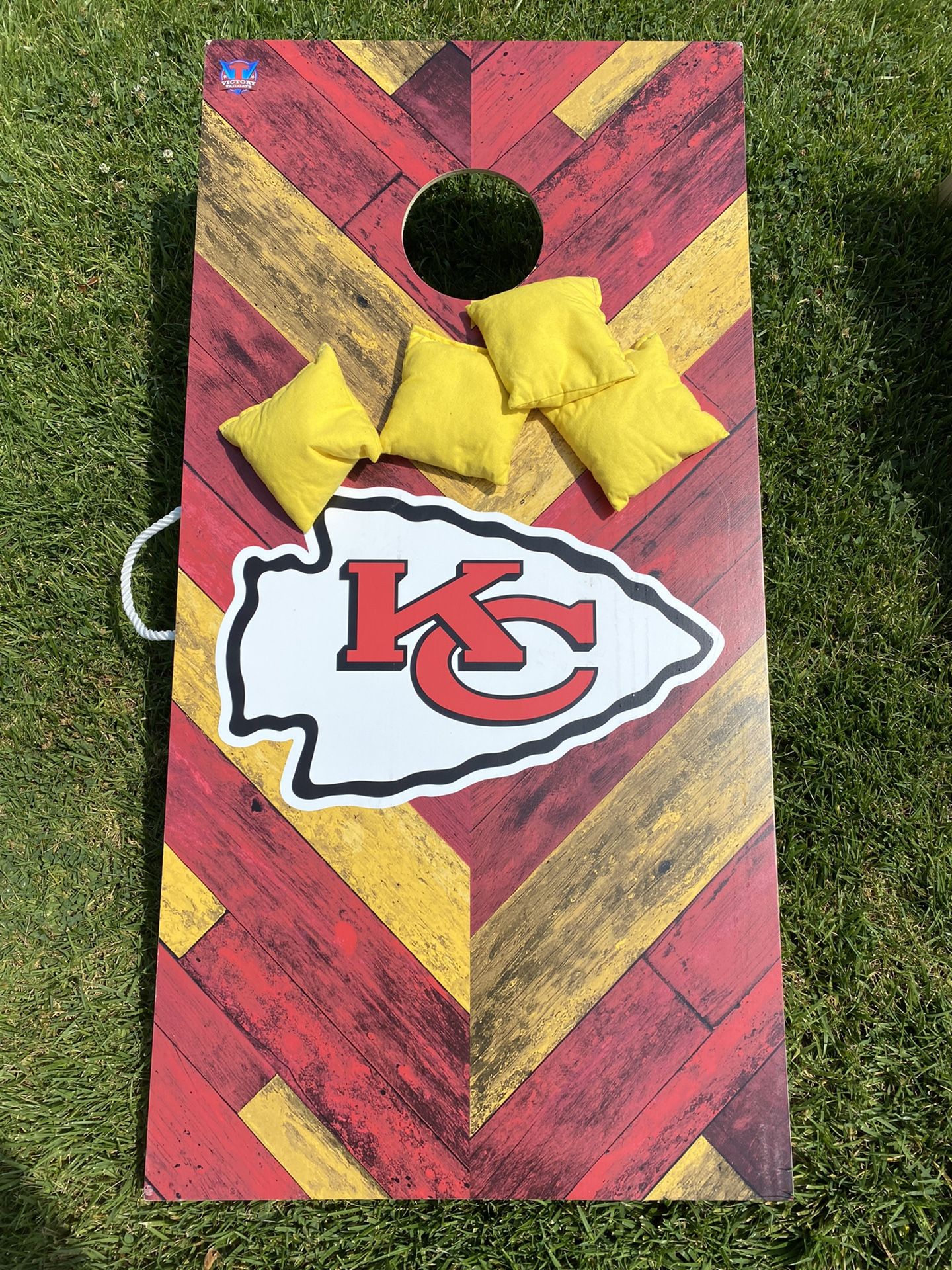 Kansas City Chiefs Cornhole Boards