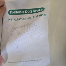 Foldable Dog Crate