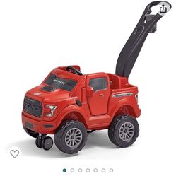 Step2 2-in-1 Ford F-150 Raptor | Kids Ride On Push Car | Red
