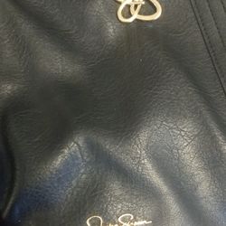 New Jessica Simpson Black Leather Purse /Bag/Tote