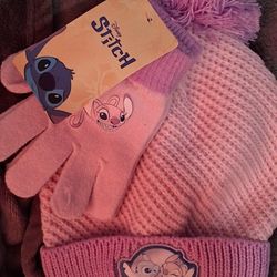Girl Stitch Beanie Set