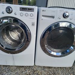 Lg Stackable Washer And Dryer Set Electric 