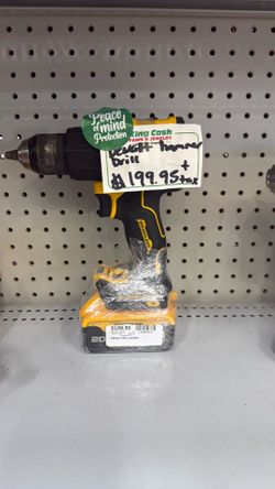Dewalt hammer drill with battery