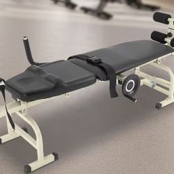 Brand New Adjustable Back Neck Decompression Stretch Bench Table