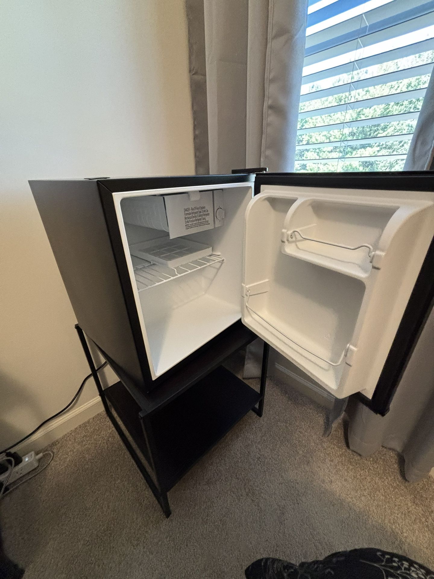 NEW Mini Fridge Plus Table 