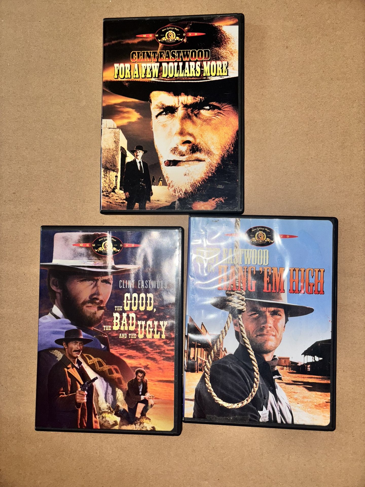 3 Clint Eastwood Dvds Movies