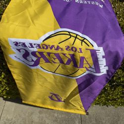 Lakers Flag Sign New
