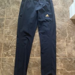 Adidas Navy Blue Slicky Jogger Athletic Pants Size Xs