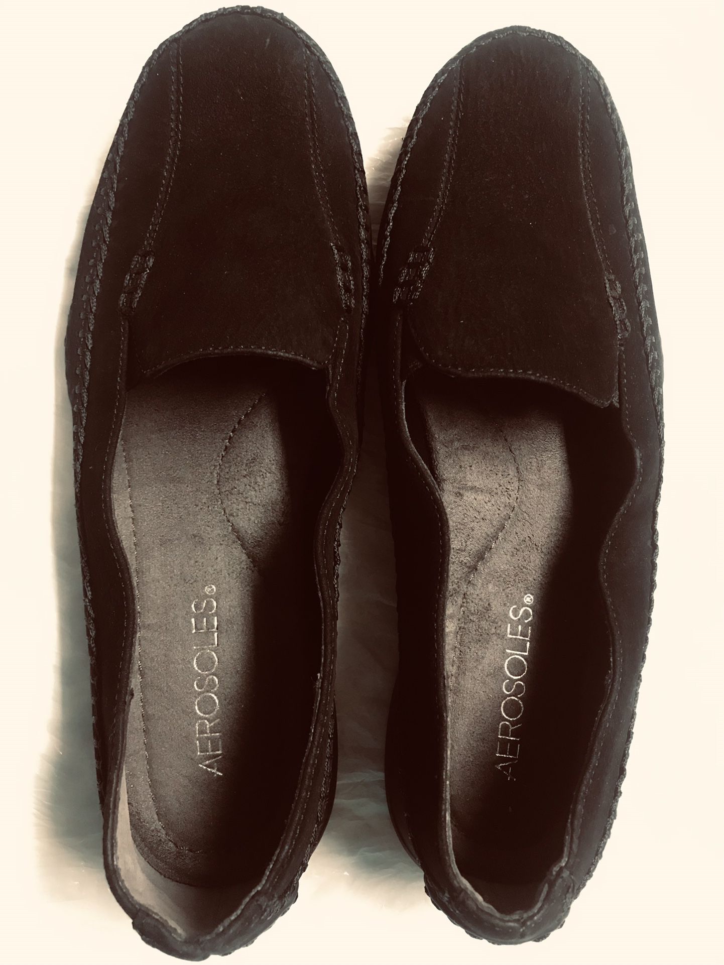 $10 OBO Women’s So Soft & Comfy Black Suede Aerosoles Shoes Size 8