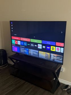 Sectional,tv stand ,75 in