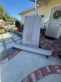 Free cal king bed frame with mattress