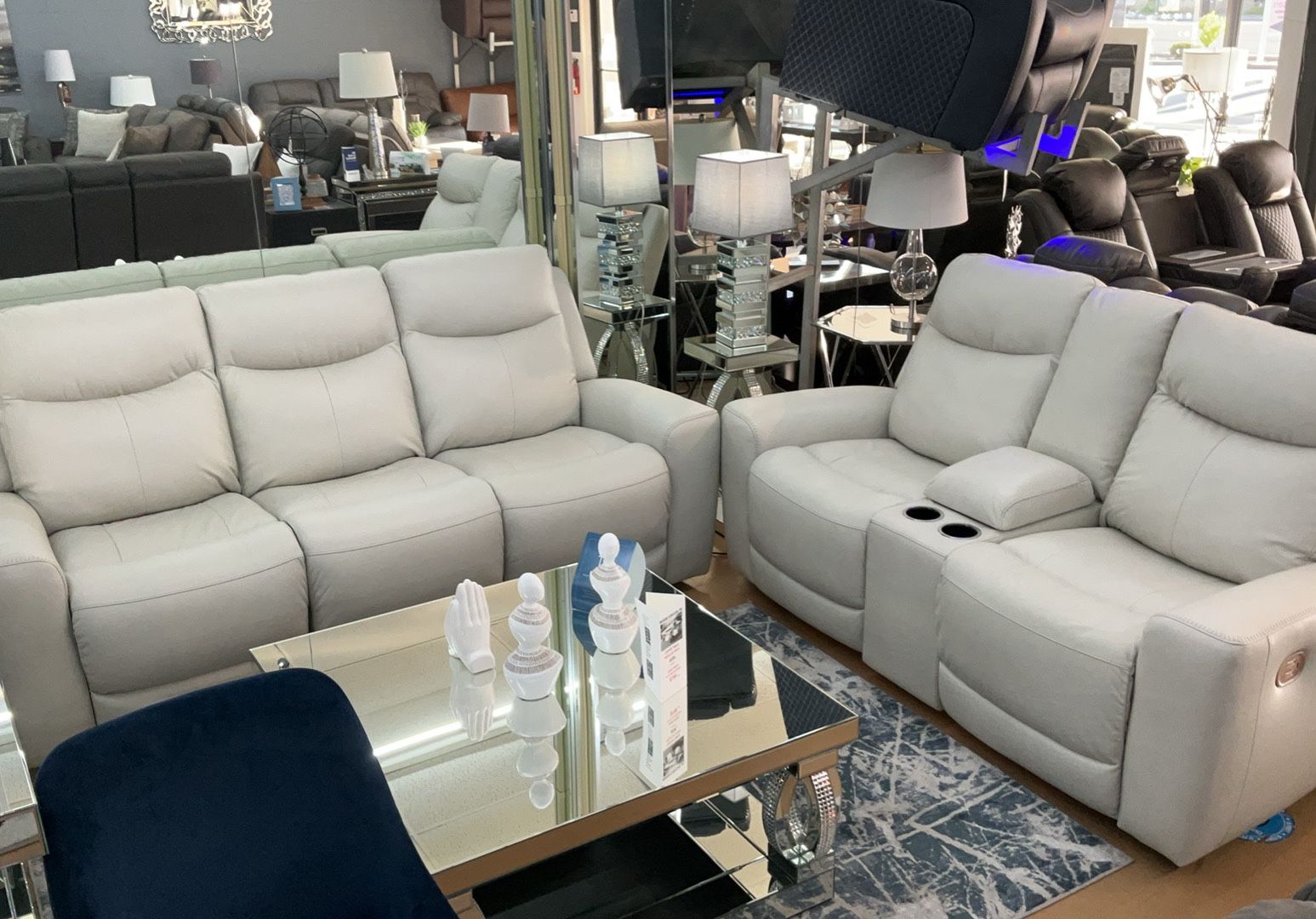 Power Recliners and Power Headrest Sofa & Loveseat