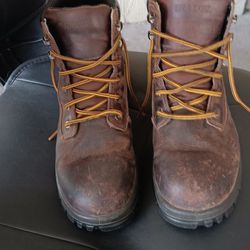Steel Toe Boots Size 9D