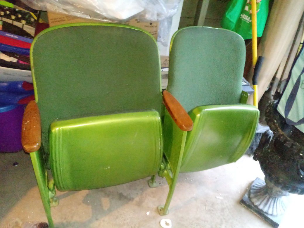 Antique theater chairs 3