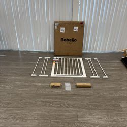 $30 #2667 (30” Tall X 29-48” Wide) Babelio Safety Gate For Toddler Baby Or Dog - Walkthrough Gate
