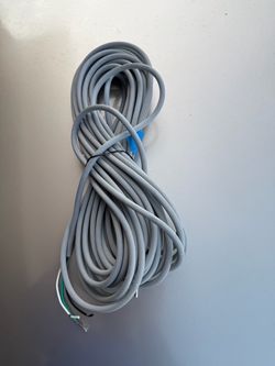 Gray Electrical Wire Coil with Bare Ends
